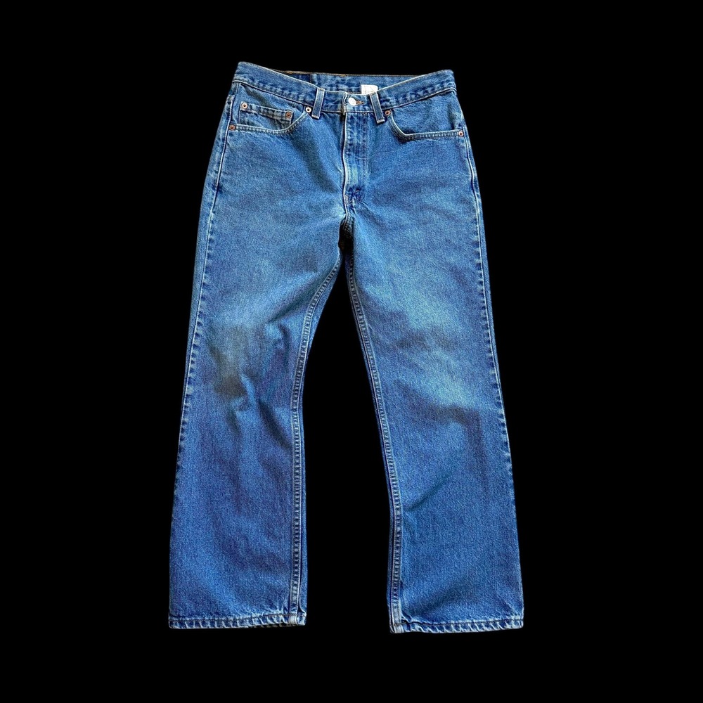 Vintage 90's Levis 517 Boot Cut Jeans 33x29 Made in USA Blue Denim 0517-0217